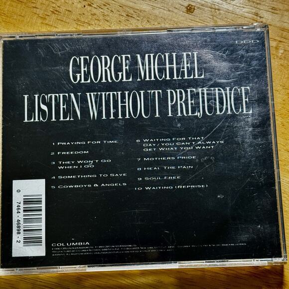 GEORGE MICHAEL Listen Without Prejudice 1990 CD Columbia NM Disc EXCELLENT Case - Picture 2 of 6